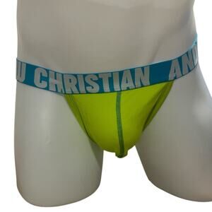 Andrew Christian Happy Y-Back Thong Fresh Lime Medium